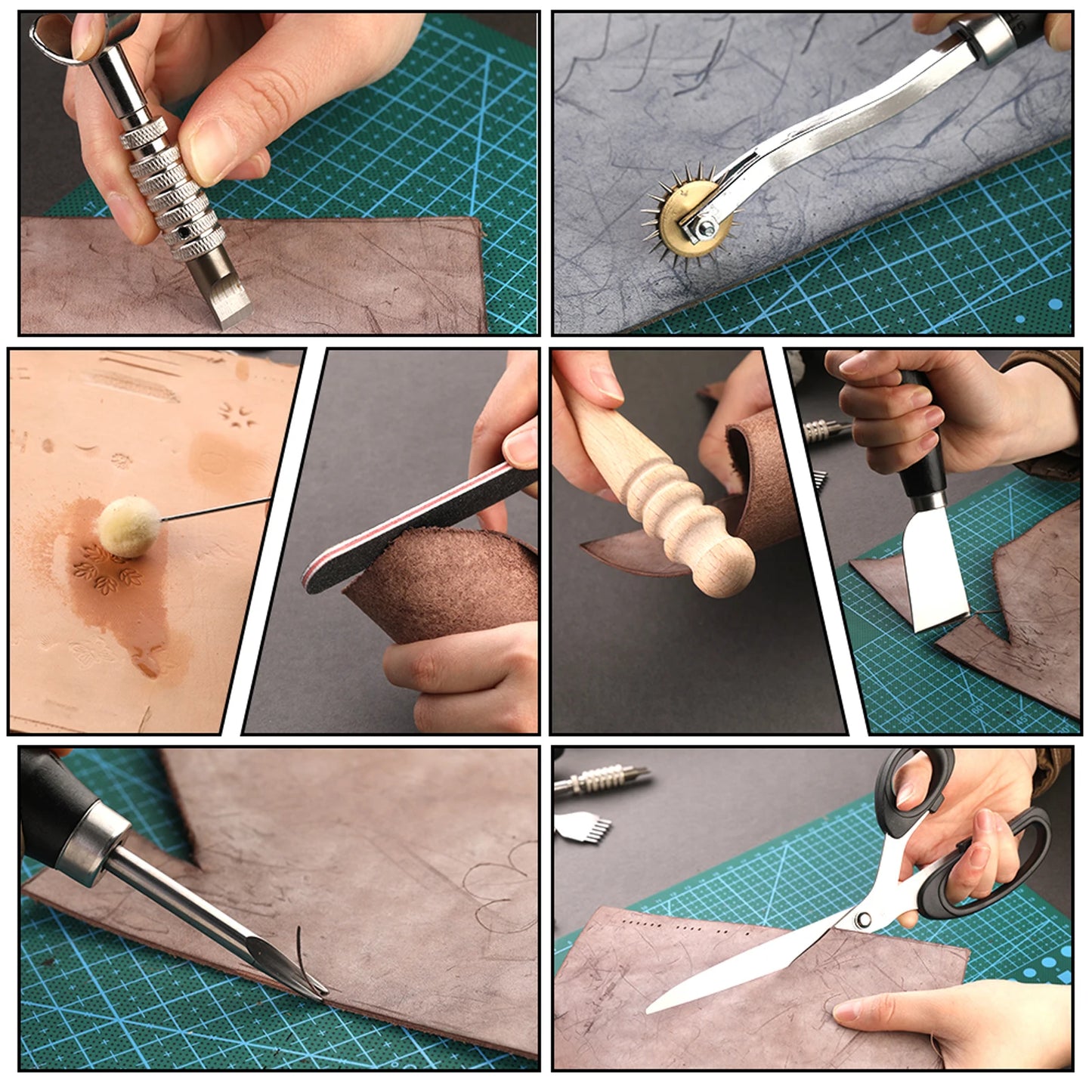 Trousse outils cuir