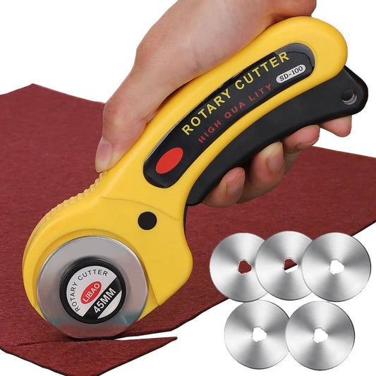 Cutter rotatif cuir